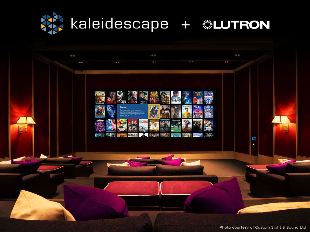 Kaleidescape and Lutron Create the Ultimate Cinema Experience