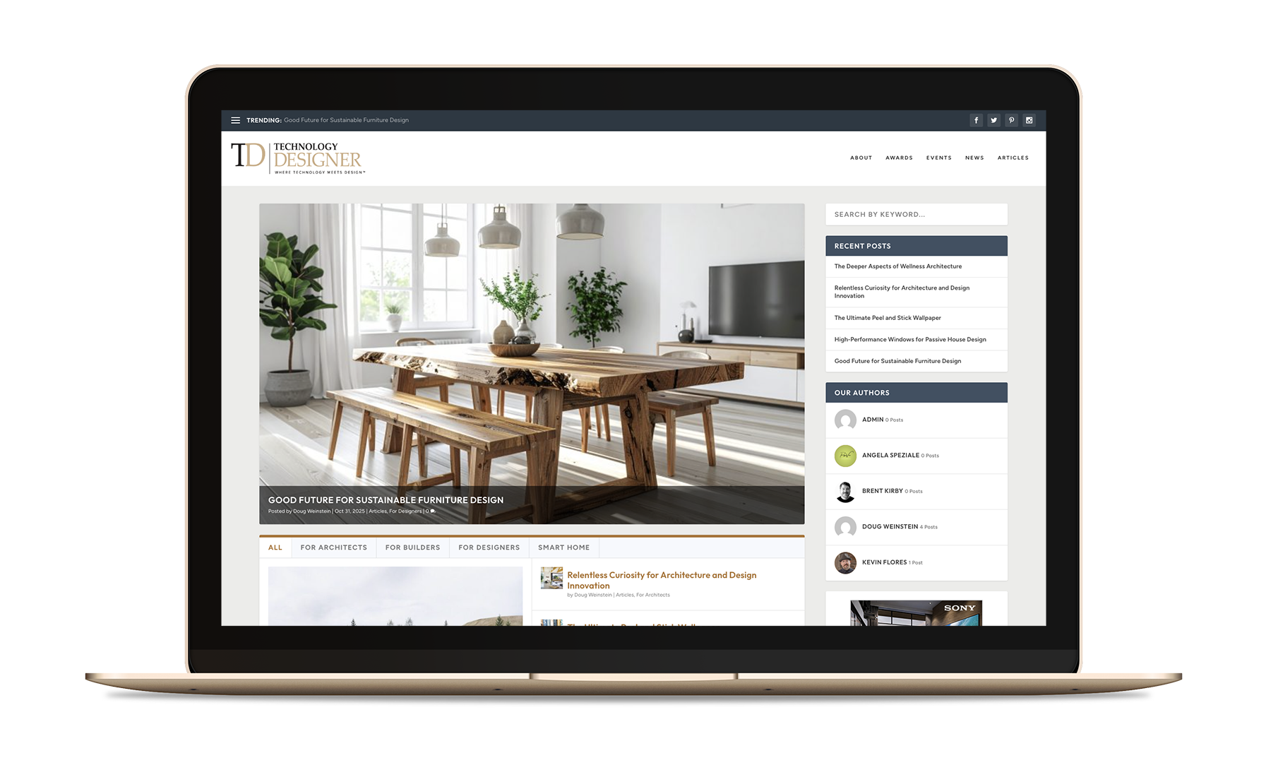 Technology Designer Website