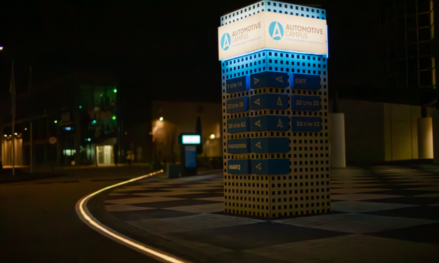 Luxene’s Glowing Road Markings Make Roads Safer in the Dark