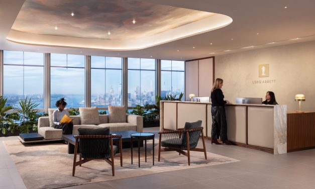 Lighting Big Ideas with Small Fixtures from USAI: Lord Abbett, Hello Nori & 9 W 57th